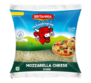 Britannia Diced Mozzarella Cheese - Mild, Creamy Flavor Perfect for Cooking & Snacking