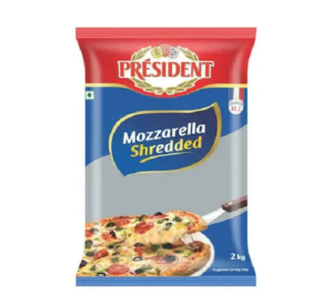 Plain Mozzarella - Shredded (2 kgs)