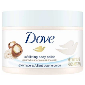 Dove Crushed Macadamia & Rice Milk Exfoliating Body Polish
