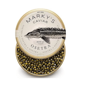 MARKY’S Royal Amber Osetra Sturgeon Black Caviar